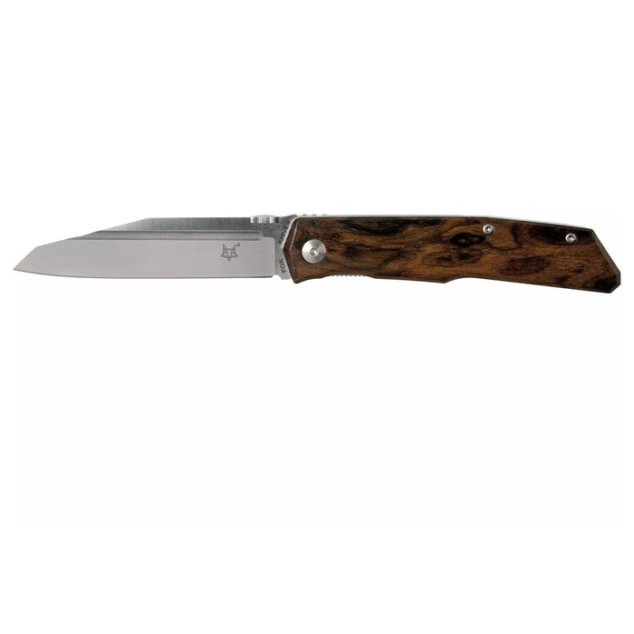 Couteau de poche pour homme Fox Knives Terzuola Design satiné - manche en ziricote enduit - GoMilitar