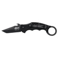 Fox Knives THE DART Tanto Couteau de poche Acier inoxydable N690Co Noir idroglider