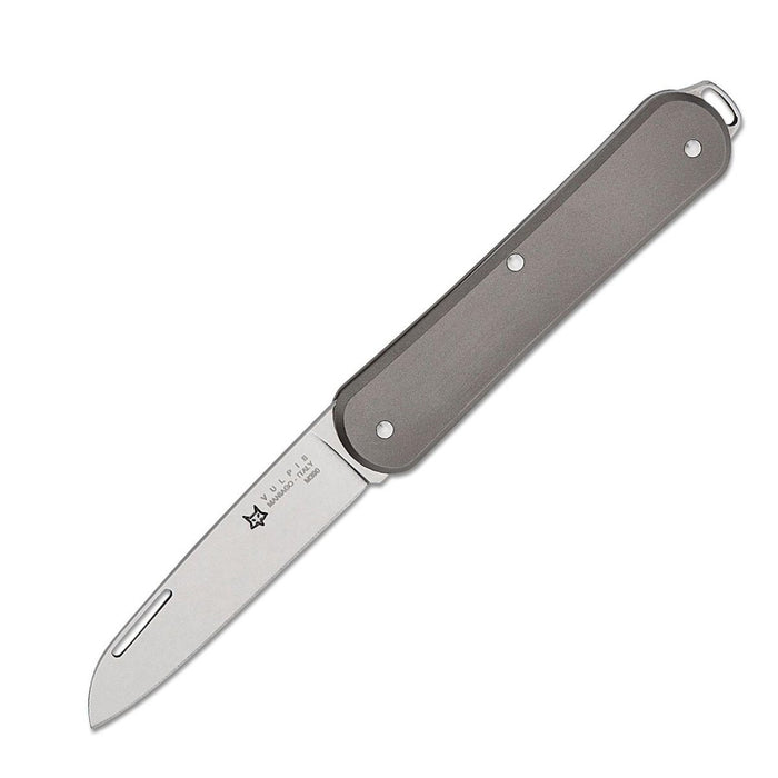 Fox Knives VULPIS Couteau de poche pliant en acier inoxydable M390 Manche en titane - GoMilitar