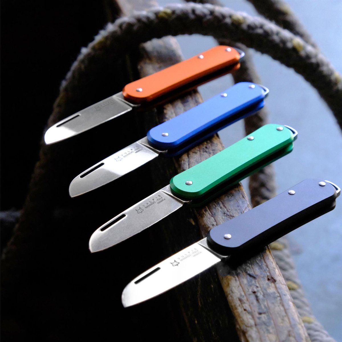 Fox Knives VULPIS FX-VP108 BK couteau de poche pliant en acier inoxydable N690Co noir