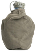 Bouteille d'eau en plastique authentique de l'armée autrichienne pour cantine des troupes de campagne, pochette OD