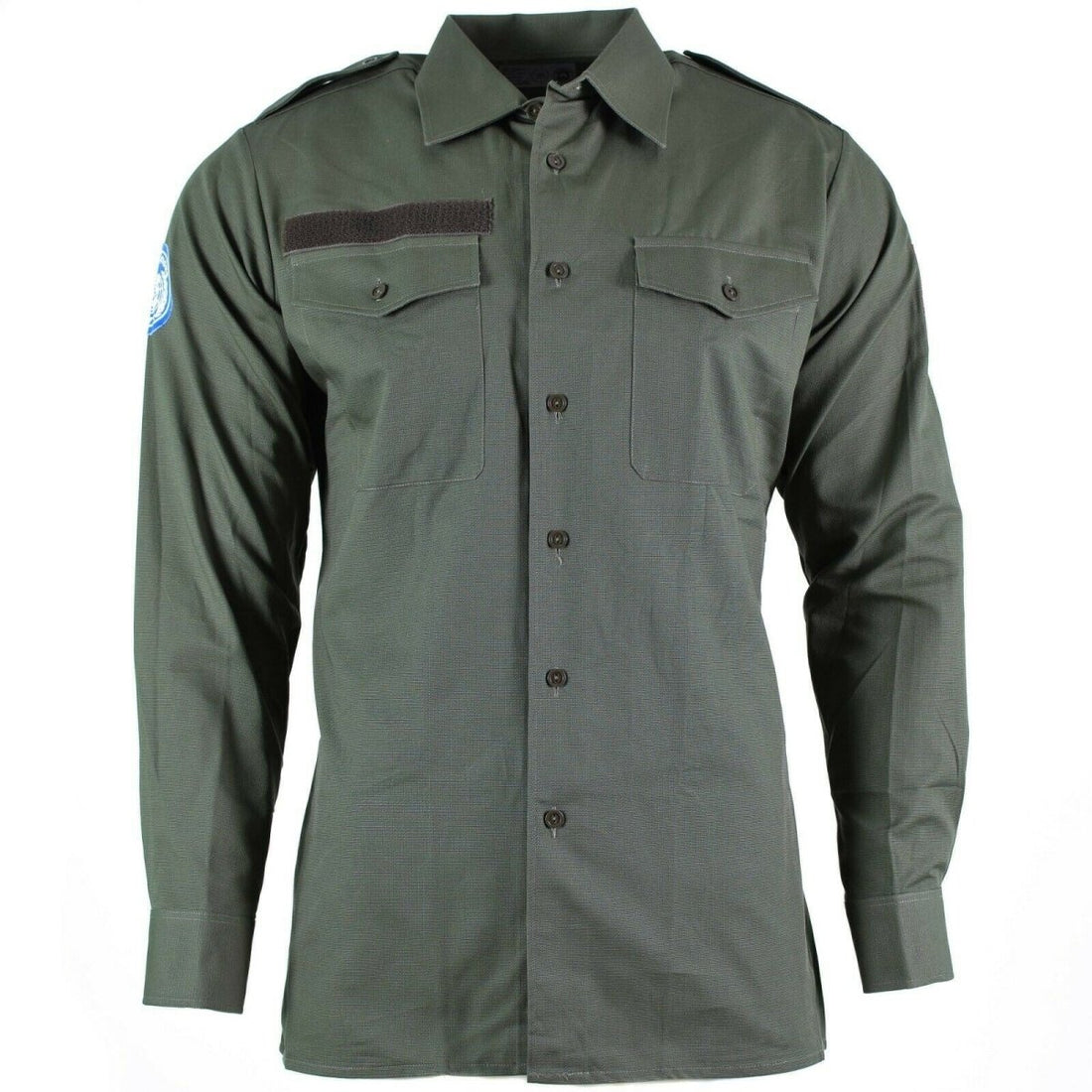 Véritable chemise de l'armée autrichienne OD olive Militaire combat manches longues tropique BDU NEUF