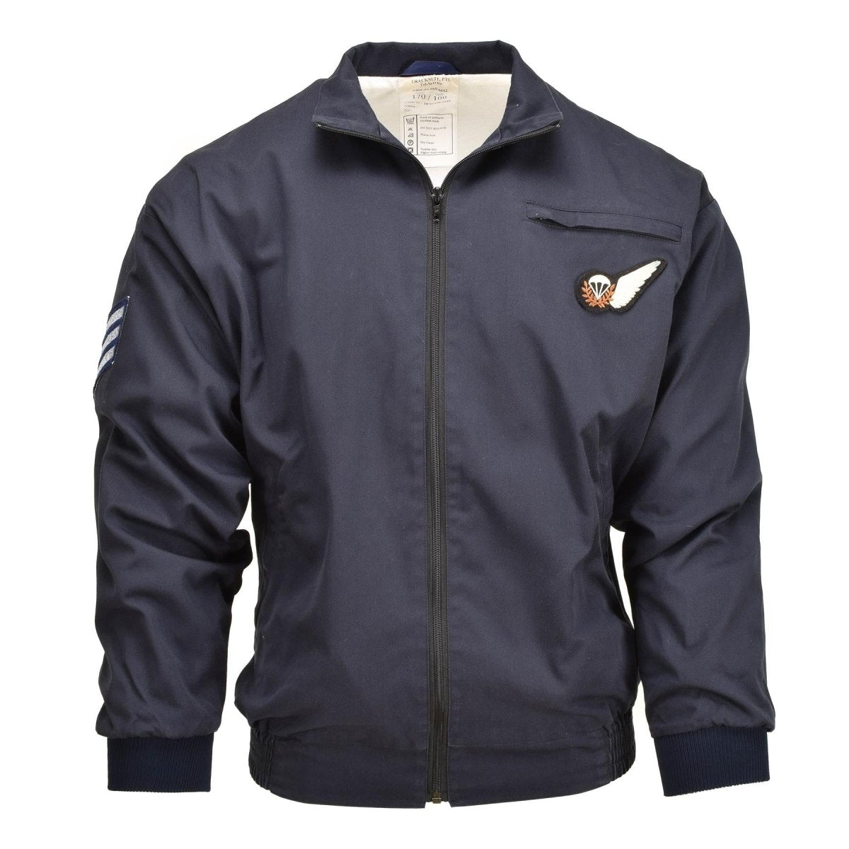 Veste de survêtement RAF authentique de l'armée britannique Royal Air Forces, style bombardier militaire bleu