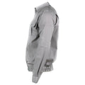 Chemise militaire en coton gris authentique de l'armée bulgare, non émise, à manches longues, NEUF
