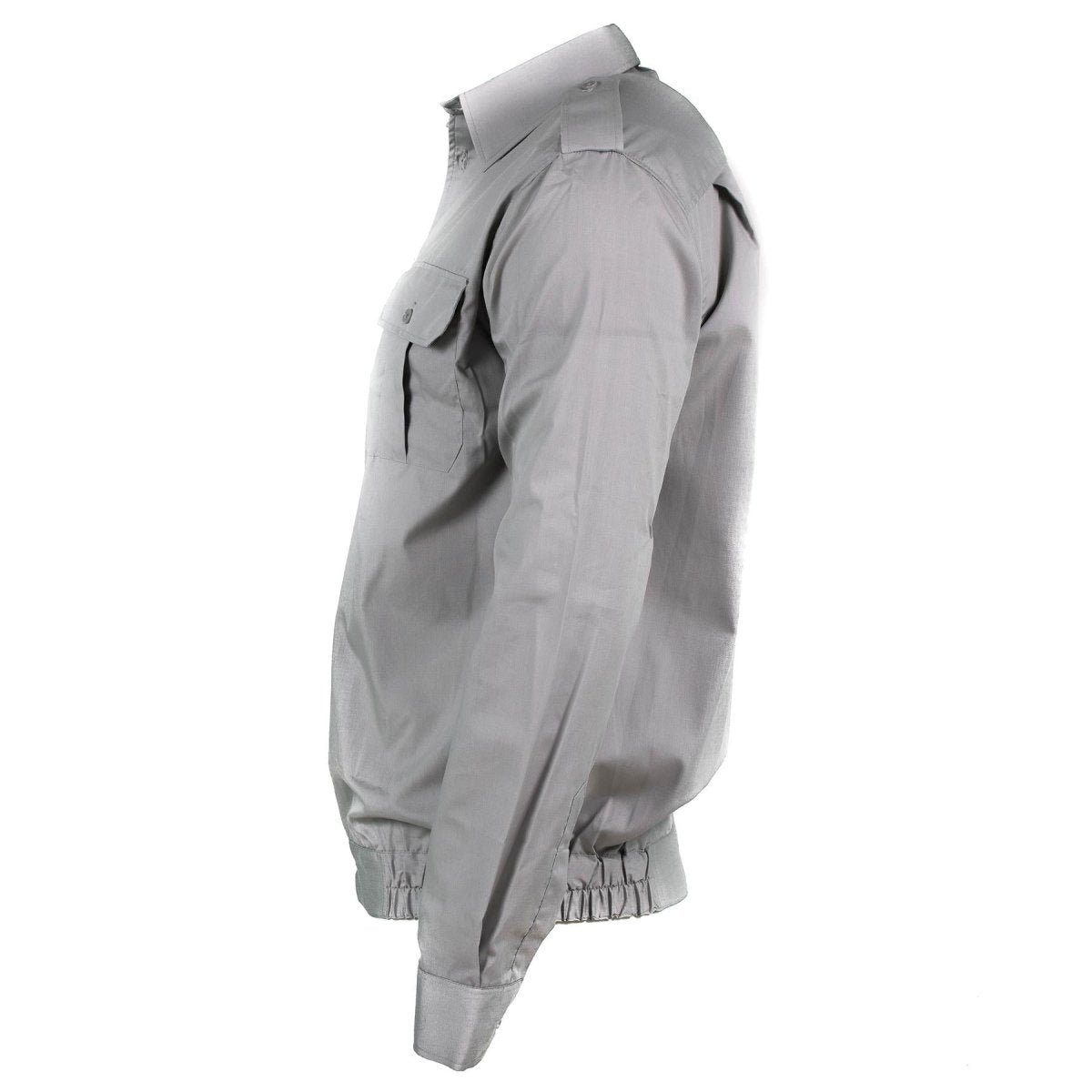 Chemise militaire en coton gris authentique de l'armée bulgare, non émise, à manches longues, NEUF