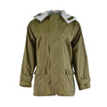 Genuine Danish army O.D wet weather jacket waterproof hooded rain coat Denmark