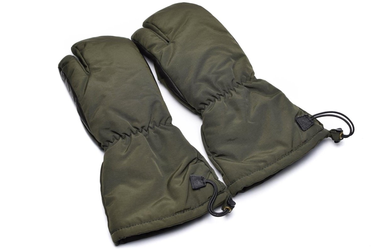 Véritables mitaines de l'armée danoise pour les doigts de gâchette, gants Syna-Tex OD NEUF