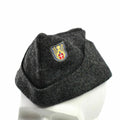 Genuine Danish army wool side cap military field combat garrison cap 1950's hat