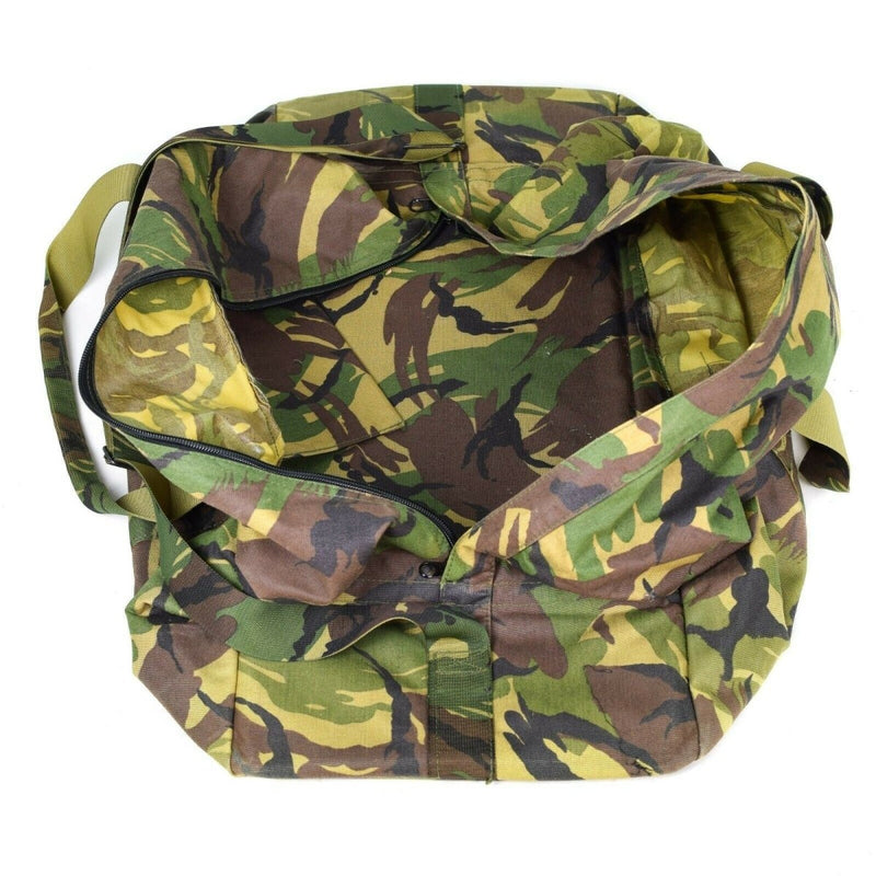 Sac de transport de week-end authentique de l'armée néerlandaise DPM Woodland