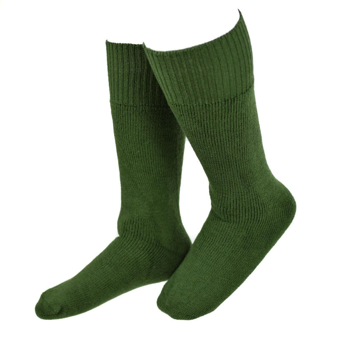 Véritables chaussettes de l'armée néerlandaise, bottes thermiques longues en laine verte militaire, paquet de 3 à 5, nouveau GoMilitar