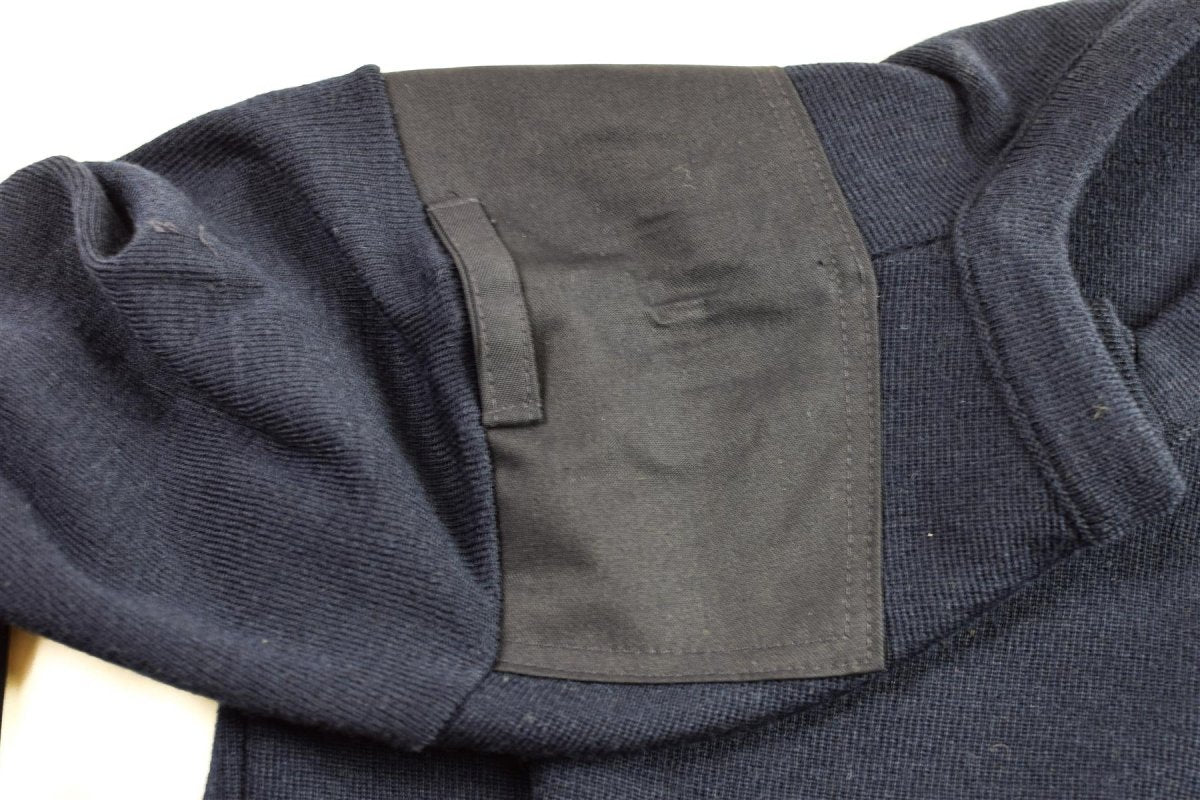 Pull militaire hollandais authentique bleu pull militaire col rond officier