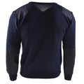 Pull militaire hollandais authentique bleu pull militaire col rond officier