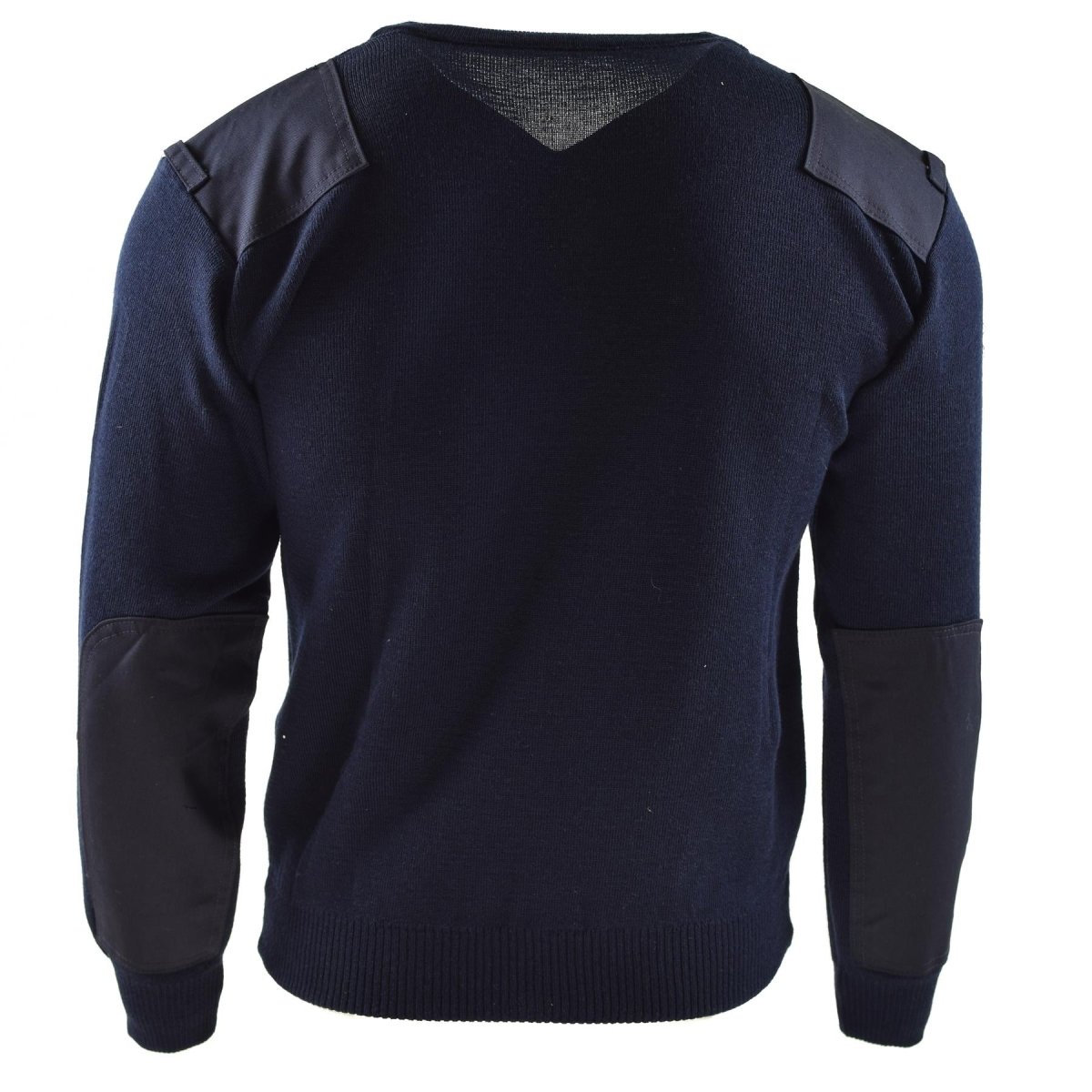 Pull militaire hollandais authentique bleu pull militaire col rond officier