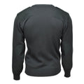 Véritable pull de l'armée néerlandaise Commando Jumper Pull col V vert foncé