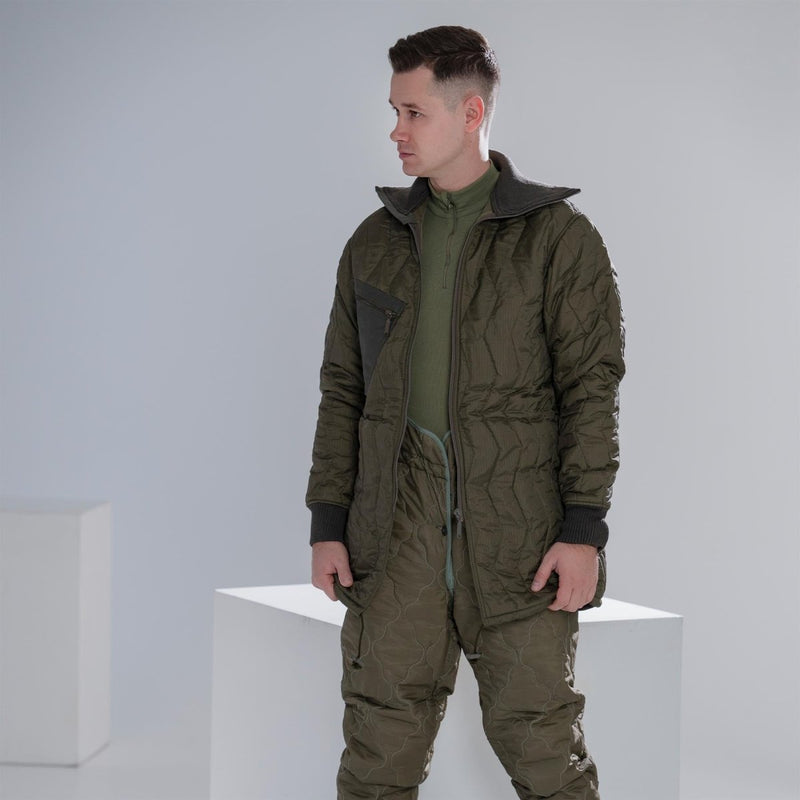 Sous-vêtements militaires néerlandais authentiques, chemises thermiques, couche de base, manches longues, col haut