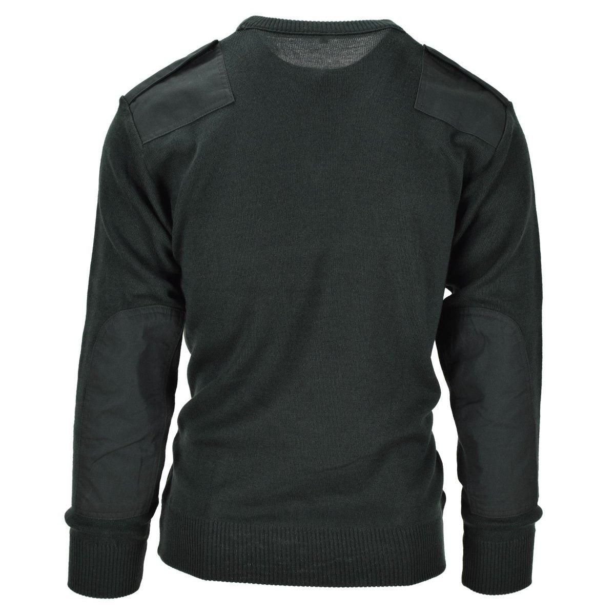 Pull hollandais authentique Pull de l'armée Pull Commando Vert foncé Col en V Homme NEUF 