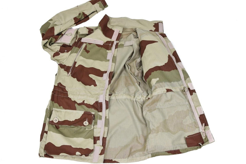 Genuine French army parka Feline T4 S2 combat jacket Desert camo military NEW