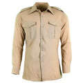 Véritable chemise de l'armée française fatigue dead stock chino kaki militaire poly laine NEUF