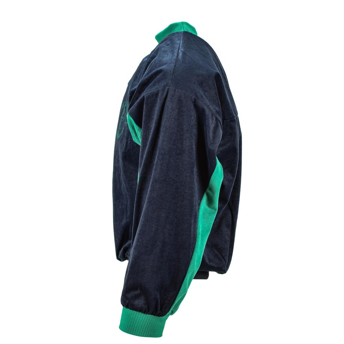 Véritable pull de l'armée française Survêtement vert marine Pull de sport à col roulé NEUF