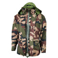 Véritable veste imperméable trilaminée de l'armée française camouflage parka de pluie à capuche en goretex