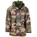 Véritable veste imperméable trilaminée de l'armée française camouflage parka de pluie à capuche en goretex