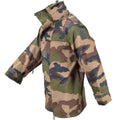 Véritable veste imperméable trilaminée de l'armée française camouflage parka de pluie à capuche en goretex