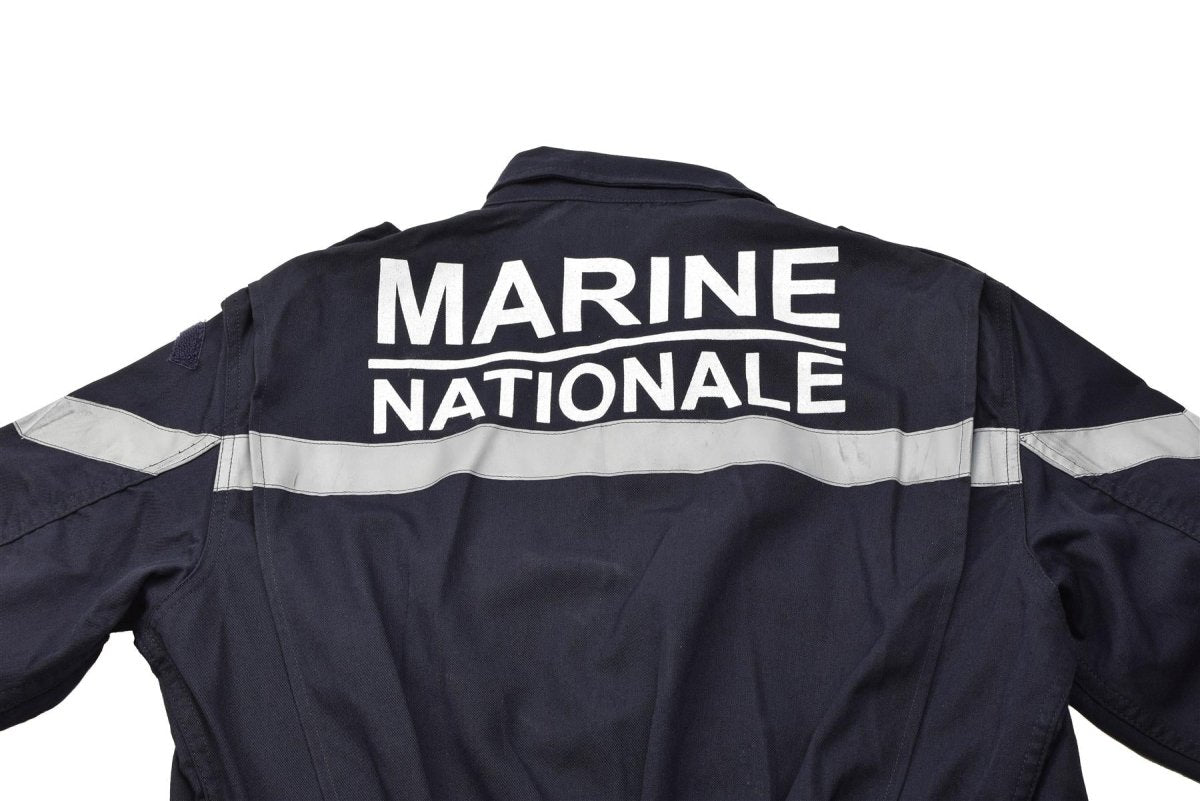Combinaison marine française authentique thermostable bleu marine unie NEUF