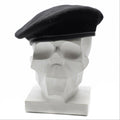 Genuine German army Black beret hat Military command cap wool quality New