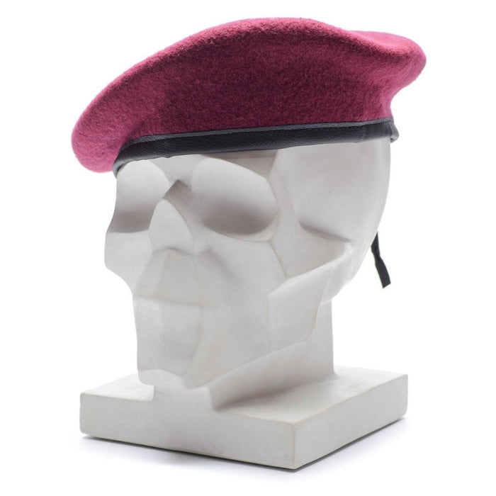Véritable béret à vin bordeaux de l'armée allemande Casquette de commandement militaire en laine de qualité Neuf - GoMilitar