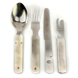Véritable ensemble de couverts de l'armée allemande, ustensiles de cuisine, kit multi-outils, couverts NEUF