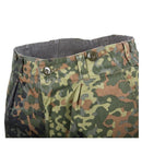 Genuine German army issue flecktarn camo combat pants with durable fabric and multiple pockets for outdoor use
