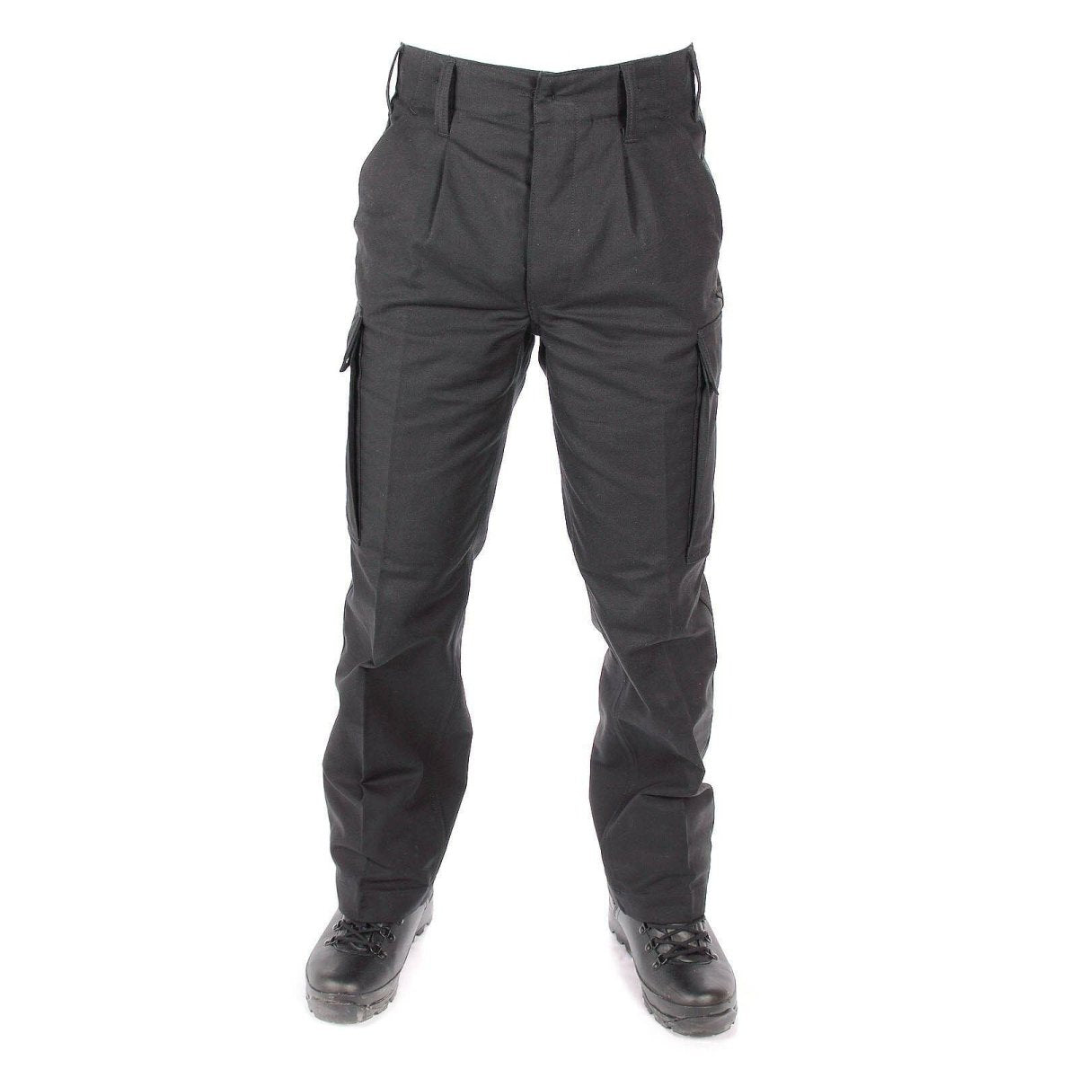 Pantalon de combat en moleskine authentique de l'armée allemande BW Pantalon noir NEUF
