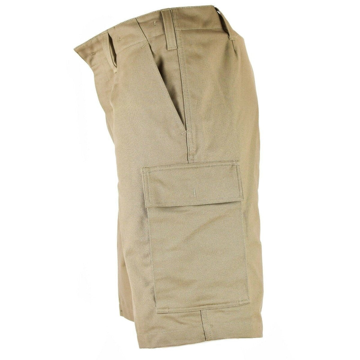 SHORT MOLESKIN authentique de l'armée allemande, cargo durable d'été, kaki beige, NEUF