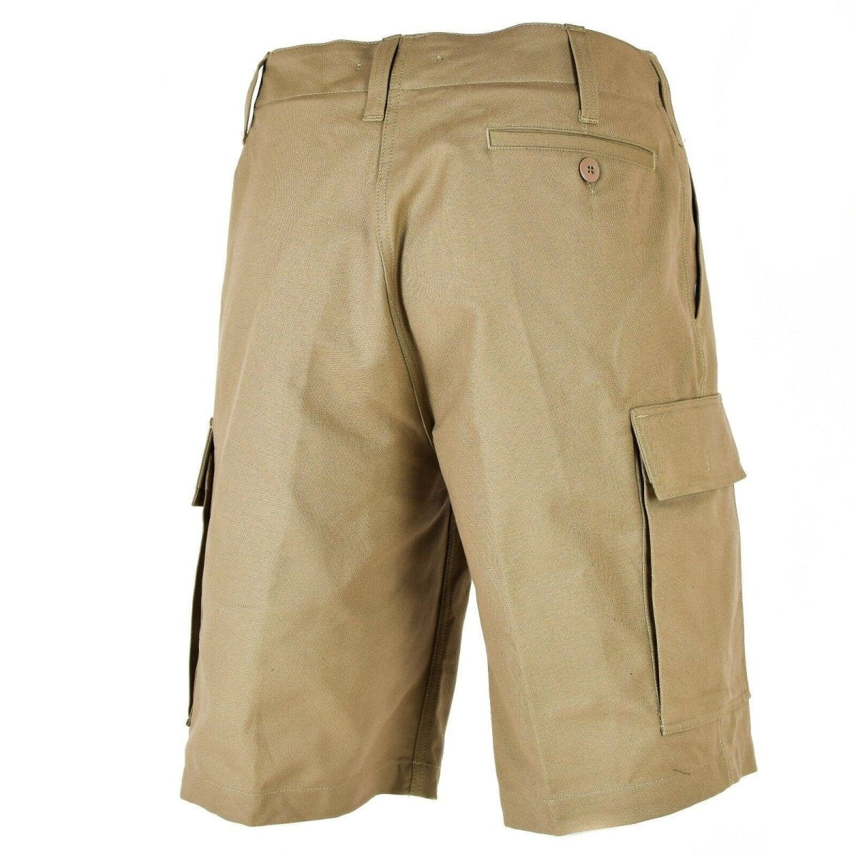 SHORT MOLESKIN authentique de l'armée allemande, cargo durable d'été, kaki beige, NEUF