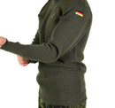 Genuine German army pullover Commando Jumper Green Olive sweater Wool NEW - GoMilitar