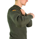 original Germany military wool sweater warm cozy knitted jumper