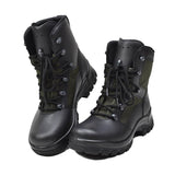 Véritables bottes de combat militaires allemandes en cuir et textile, chaussures de terrain tactiques NEUVES