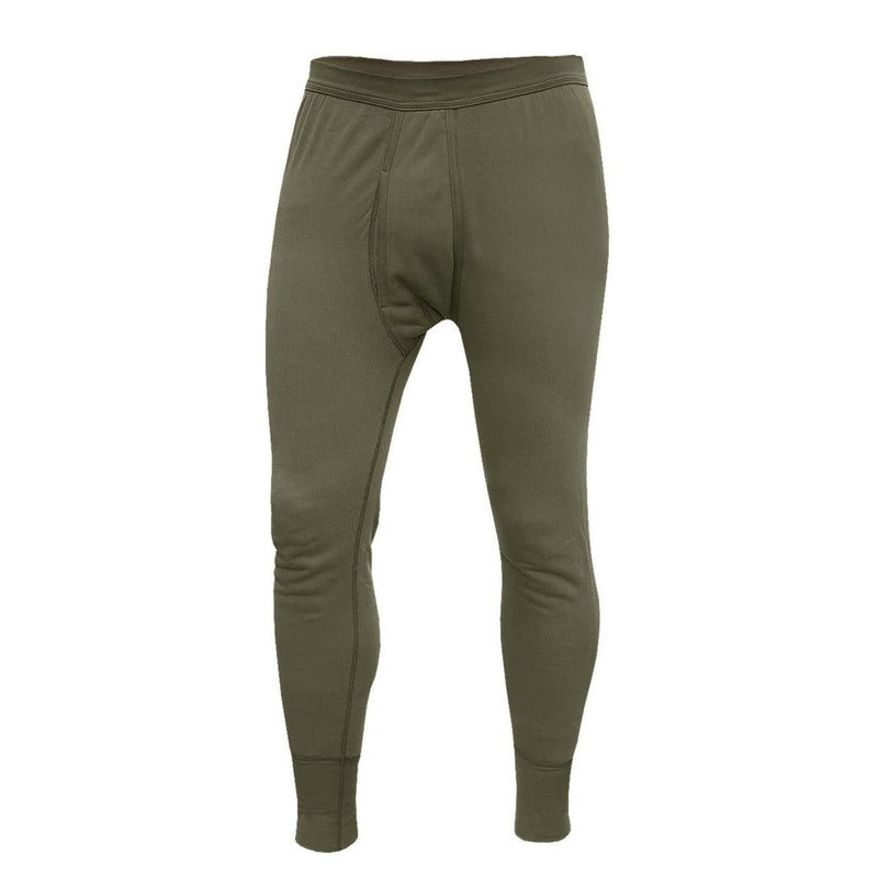 Véritable sous-vêtement thermique militaire allemand pantalon d'hiver en coton olive surplus NEUF