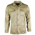 Véritable chemise de l'armée grecque fatigue dead stock chino kaki veste militaire NEUF