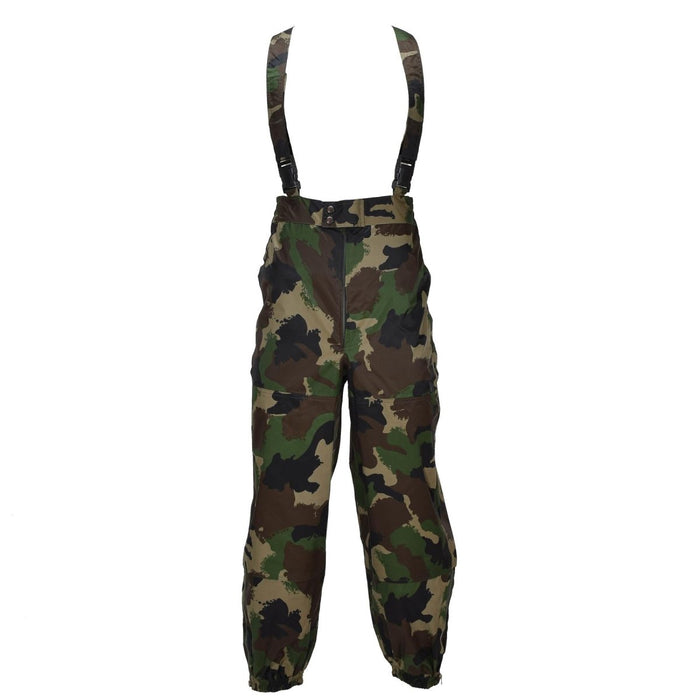 Genuine Hungarian Military Waterproof Trousers Field Rain Army M93 Camo - GoMilitar