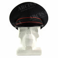 Genuine Italian Army peaked cap Military Police visor forage cap Black NEW