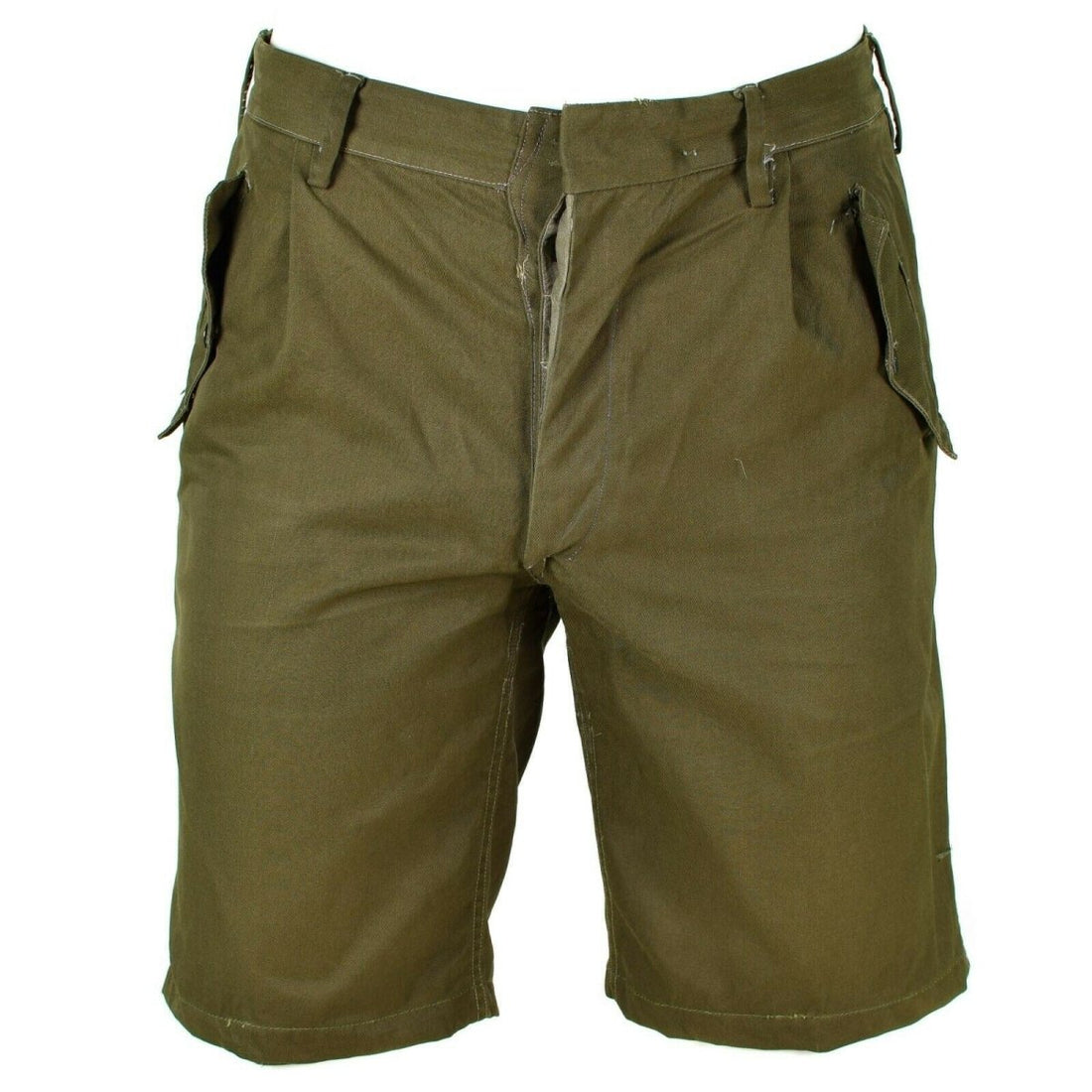 Genuine Italian army shorts Khaki Chino Military field bermuda vintage BDU