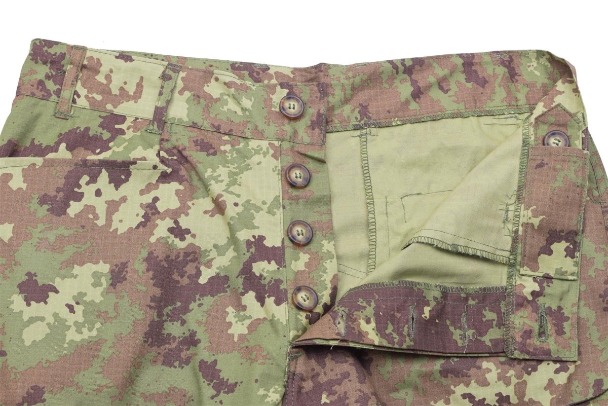 Pantalon de combat militaire italien authentique pour troupes de campagne, pantalon BDU vegetato ripstop