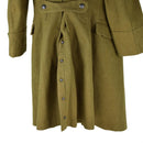 Romanian military winter wool overcoat heavy construction coat