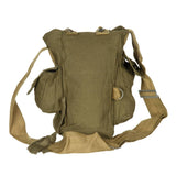 Véritable sac à bandoulière en toile pour masque à gaz militaire de l'armée soviétique russe GP-5.