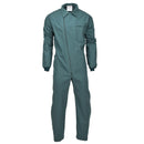 Genuine Spanish Military green ripstop coverall with front zipper, chest pocket, and elastic cuffs, new army jumpsuit.