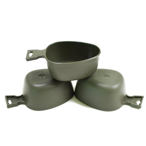 Tasse en plastique authentique de l'armée suédoise Trangia Kuksa, lot de tasses militaires suédoises