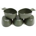 Tasse en plastique authentique de l'armée suédoise Trangia Kuksa, lot de tasses militaires suédoises
