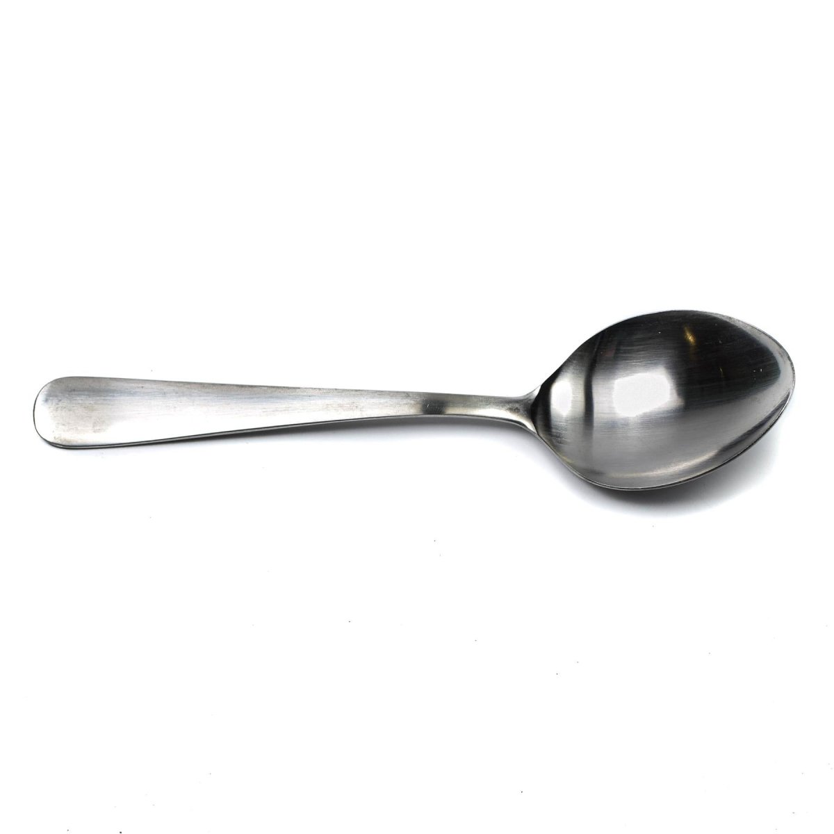 Cuillère à soupe en acier inoxydable de l'armée suédoise authentique 1 pièce surplus militaire NEUF