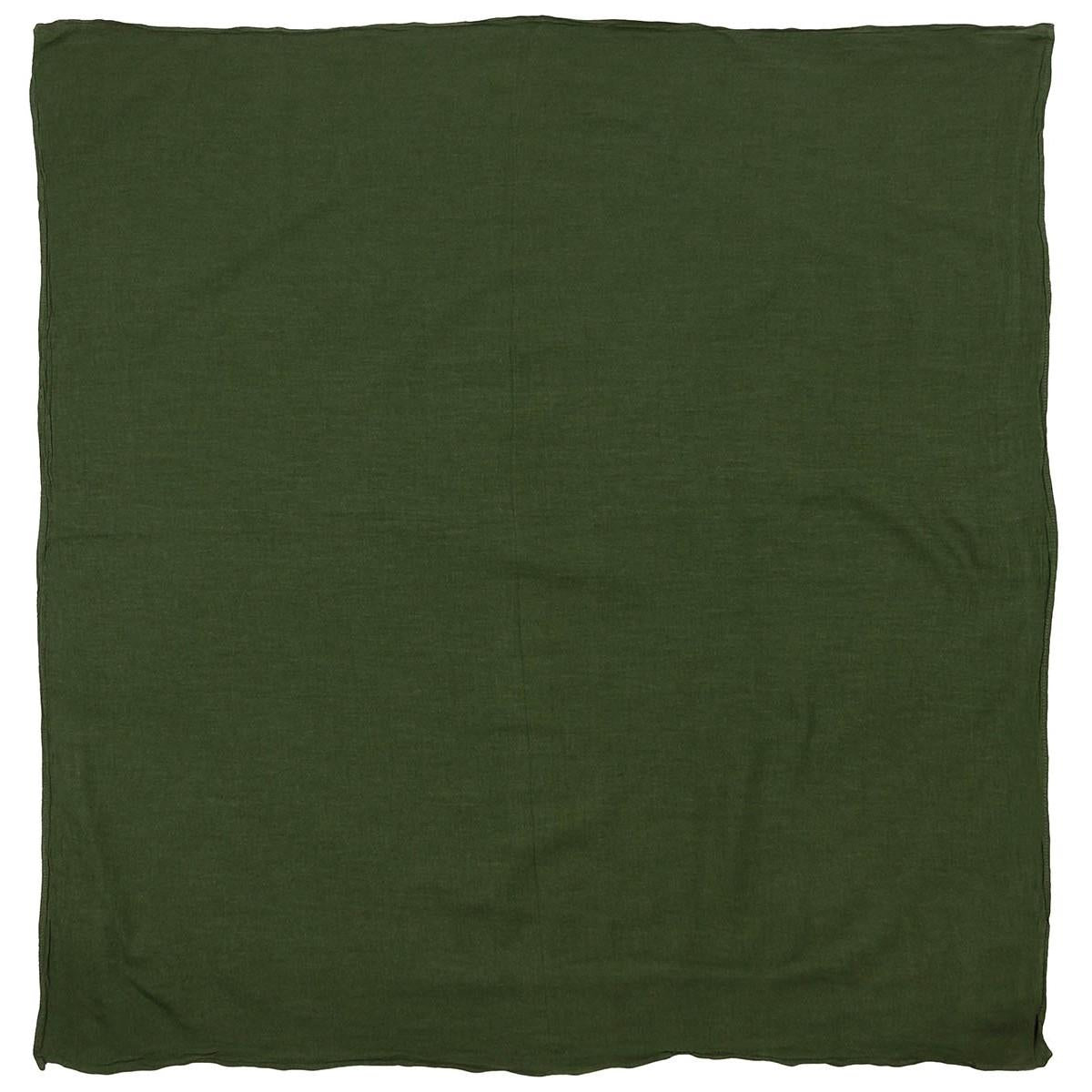 Véritable foulard bandana militaire suédois 80x80cm vert léger et respirant NEUF